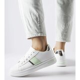 Gemre White sports shoes with mint accents Marei | shoptok.hr