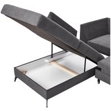 MID.YOU KOTNA SEDEŽNA GARNITURA, šenilja temno siva | Shoptok.si