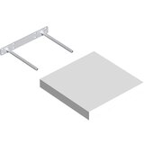 REGALUX zidna polica XL4 (24 x 24 x 3,8 cm, bijele boje, opteretivost: 5 kg) Cijene