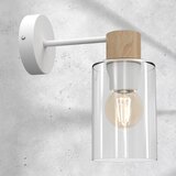  Zidna lampa MADERA 1xE27/60W/230V bela/drvo | Eponuda.com