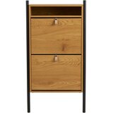 House Nordic Preklopni ormarić za cipele u dekoru hrasta u prirodnoj boji 62x118x26 cm Barco – Cijene