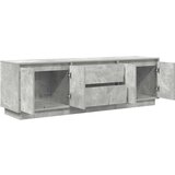 TV ormarić s LED svjetlima siva boja betona 160 5x41x50 cm | shoptok.hr