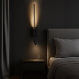  LED zidno svetlo TORCH LED/6W/230V + LED/3W crna | Eponuda.com
