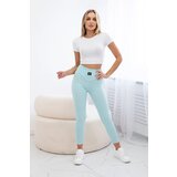 Kesi Ribbed leggings mint | shoptok.hr