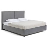 Bonami Selection Sivi tapecirani bračni krevet s podnicom i prostorom za odlaganje 180x200 cm Myra Bold – Cijene
