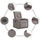  Naslonjač od tkanine smeđesivi | shoptok.hr