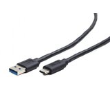  USB 3.0 kabal AM to Type-C AM/CM, 1,8m, BLACK, GEMBIRD CCP-USB3-AMCM-6 | Eponuda.ba