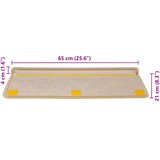  Samoljepljivi otirači za stepenice 30 kom 65x21x4 cm svjetlobež | shoptok.hr