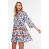 Trendyol Patterned Stripe Detailed Voile Dress | shoptok.hr