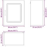  Kuhinjski element z vrati Kalmar Črna Orehovina 50 x 31 x 60 cm, (5000131815) | Shoptok.si