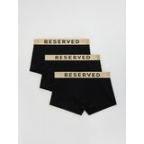 Reserved Komplet od 3 para classic bokserica - crno | shoptok.hr