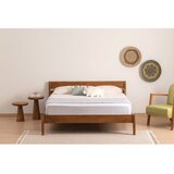 Kalune Design Postelja iz masivne smreke z letvenim dnom 90x200 cm v naravni barvi/temno rjava Venus – | Shoptok.si