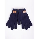 Yoclub Kids's Gloves RED-0211C-AA50-002 Navy Blue Cene'.'