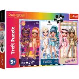 Puzzle 100 - Dugine lutke - MGA Rainbow high Trefl 16444 | shoptok.hr