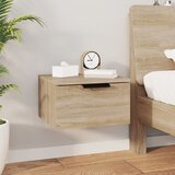 vidaXL Stenska nočna omarica sonoma hrast 34x30x20 cm Cene