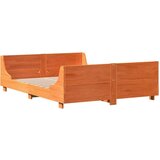 vidaXL Okvir kreveta bez madraca voštano smeđi 150x200 cm od borovine | shoptok.hr