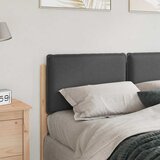  Tapecirani uzglavlje s uzglavljem Prirodna i tamno siva 120 cm | shoptok.hr