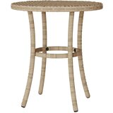  3-dijelni bistro set s jastucima bež od poliratana - bež i krem 1 | shoptok.hr