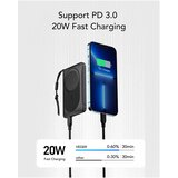 Veger Prenosna baterija (powerbank) MagOn, 10.000 mAh, brezžično polnjenje | Shoptok.si