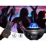  3v1 LED RGB zvezdni projektor in zvočnik USB bluetooth črn | Shoptok.si