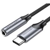 Transmedia Vention USB-C Male to 3.5MM Earphone Jack With DAC Adapter 0.1M Gray cijene