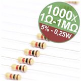 Quadrios 22P060 komplet ugljenoslojnih otpora aksijalno ožičen 0.25 W 5 % 1 Set Cijene