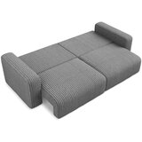 Makamii Siva raztegljiva/s prostorom za shranjevanje sedežna garnitura iz rebrastega žameta 252 cm Kona – | Shoptok.si