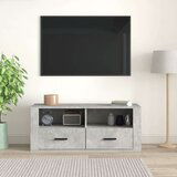 TV omarica betonsko siva 100x35x40 cm inženirski les, (20730937) | Shoptok.si
