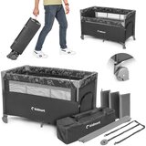 KIDNORT naste prenosivi krevetac dark grey mélange KNLOZ000006 Cene