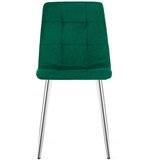 KARA stolica - zeleni baršun / kromirane noge x 2 | shoptok.hr