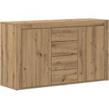  Strani šal Umetni hrast Inženirski les 120 x 36 x 69 cm | Shoptok.si