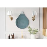 Hanah home ogledalo oblika kapljice damla black | ePonuda.com