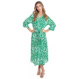 Isla Bonita By Sigris Dolge obleke Dolga Midi Obleka Zelena cene
