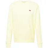 Levi's Sweater majica 'Original Housemark' svijetložuta / crvena / bijela