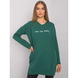 RUE PARIS Tunic-RV-TU-7201.43P-dark green | Shoptok.si