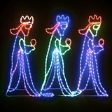  Božićne figure triju kraljeva s 504 LED žarulje 99,5 x 45,5cm | shoptok.hr