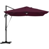  Kantilever Roma senčnik Rdeča in črna 352 x 251 x 265 cm, (5000045745) | Shoptok.si