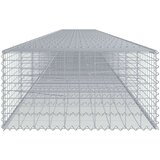vidaXL Gabionska košara s poklopcem 1200x100x50 cm pocinčano željezo | shoptok.hr