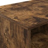 Ormarić za krevet s policom 2 pcs Staro drvo 66 x 33 x 48 cm - Staro drvo | shoptok.hr