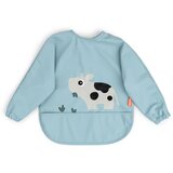 Done by Deer® dječji podbradnjak s rukavima tiny farm blue | shoptok.hr