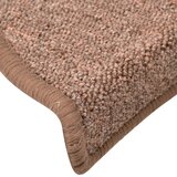  Tepisi za stepenice 15 kom smeđi 56 x 17 x 3 cm | shoptok.hr