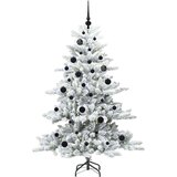  Umjetno božićno drvce s nogom Bijelo 150 cm PVC i čelik | shoptok.hr