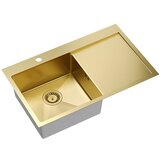 Quadron jekleno pomivalno korito russel 111 gold Cene