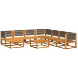  Vrtni set od 9 dijelova s jastucima, akacija i uže | shoptok.hr