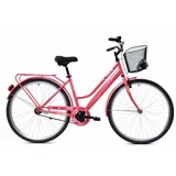 Capriolo bicikl CTB AMSTERDAM LADY 28HT pink-steel basket