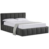 Livetastic OBLAZINJENA POSTELJA 140 cm x 200 cm , les, kovina, tekstil siva | Shoptok.si