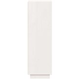 vidaXL Visoka komoda bijela 37 x 34 x 110 cm od masivne borovine | shoptok.hr
