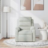  Masažni naslonjač svjetlosivi baršunasti | shoptok.hr