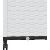  Vrtni saksija s rešetkom i kotačima Bijela 80 x 40 x 146 cm PP | shoptok.hr