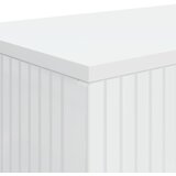  Konzolna stolica Prugasti Visoki Sjaj Bijeli 101 x 29 x 74 cm | Eponuda.ba